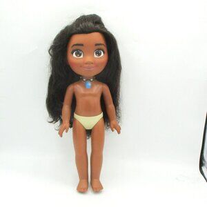 Disney Moana Toddler Doll 14" Jakks Pacific Necklace & Beige Bottoms